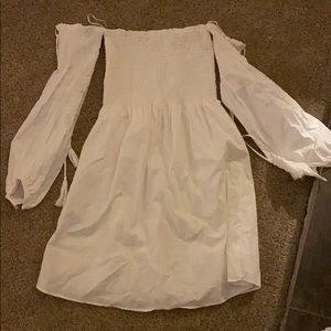 White off the shoulder dress, Lush, XS